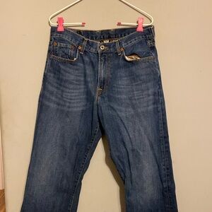 Lucky Brand Men's Straight Jeans - Blue